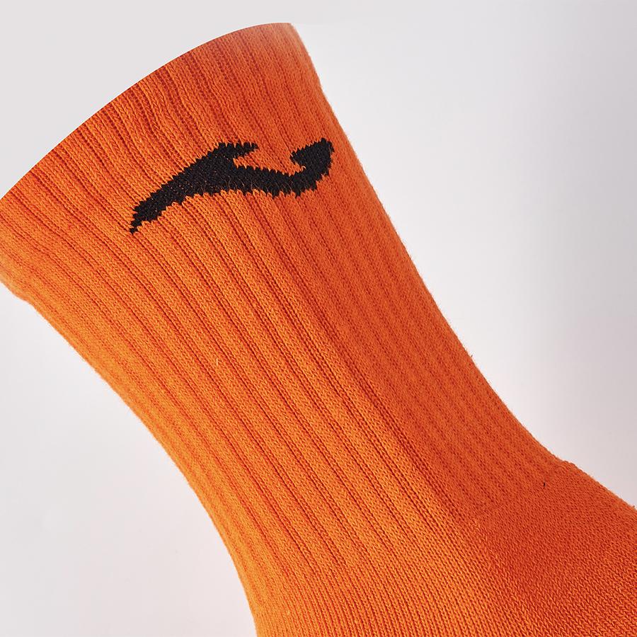 Mid-calf training socks [fluorescent orange] 