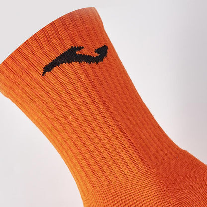 Mid-calf training socks [fluorescent orange] 