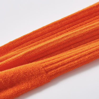 Mid-calf training socks [fluorescent orange] 