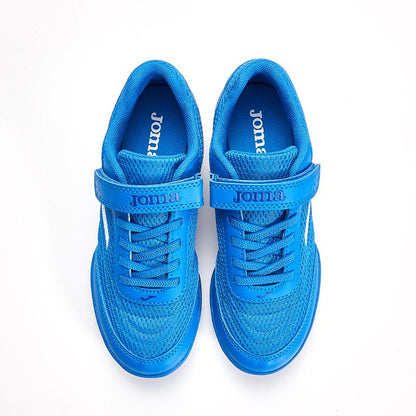 兒童魔術貼碎釘足球鞋 CHASER - TF  (寶藍)