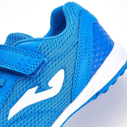 兒童魔術貼碎釘足球鞋 CHASER - TF  (寶藍)