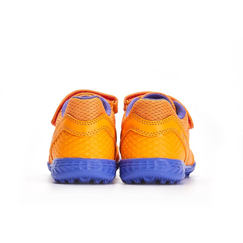 兒童魔術貼碎釘足球鞋 CHASER - TF  (亮橘)