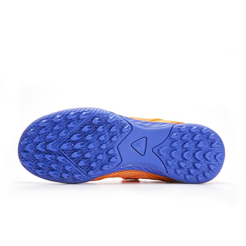 兒童魔術貼碎釘足球鞋 CHASER - TF  (亮橘)