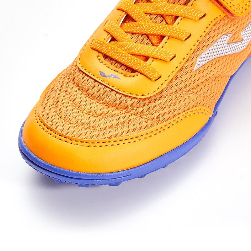 兒童魔術貼碎釘足球鞋 CHASER - TF  (亮橘)