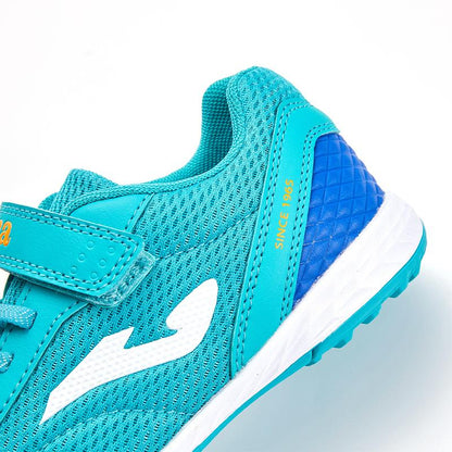 兒童魔術貼碎釘足球鞋 CHASER - TF  (冰綠)