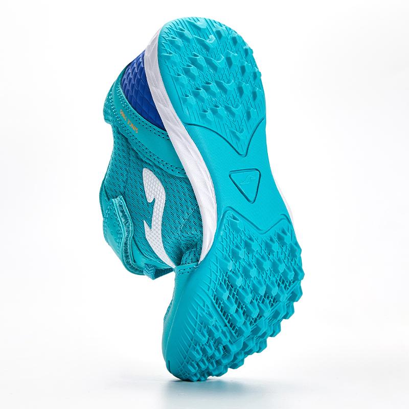 兒童魔術貼碎釘足球鞋 CHASER - TF  (冰綠)