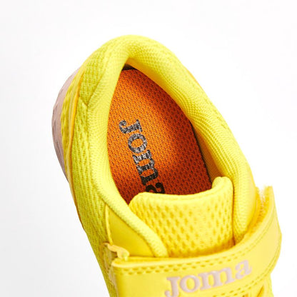 兒童魔術貼碎釘足球鞋 CHASER - TF  (檸檬黄)