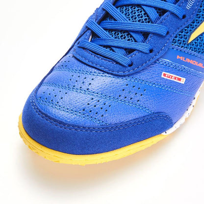 成人碎釘足球鞋 MUNDIAL - TF 【藍/黃色】