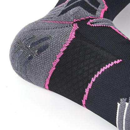 Anti-slip mid-calf football socks [black]