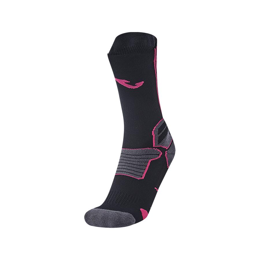 Anti-slip mid-calf football socks [black]