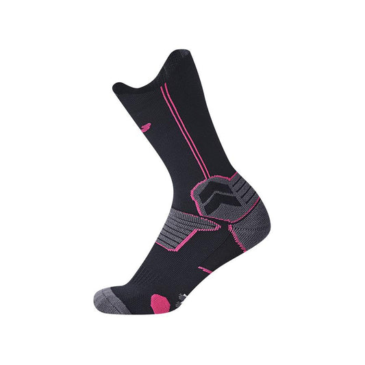 Anti-slip mid-calf football socks [black]