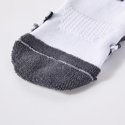 Anti-slip mid-calf football socks [white] 