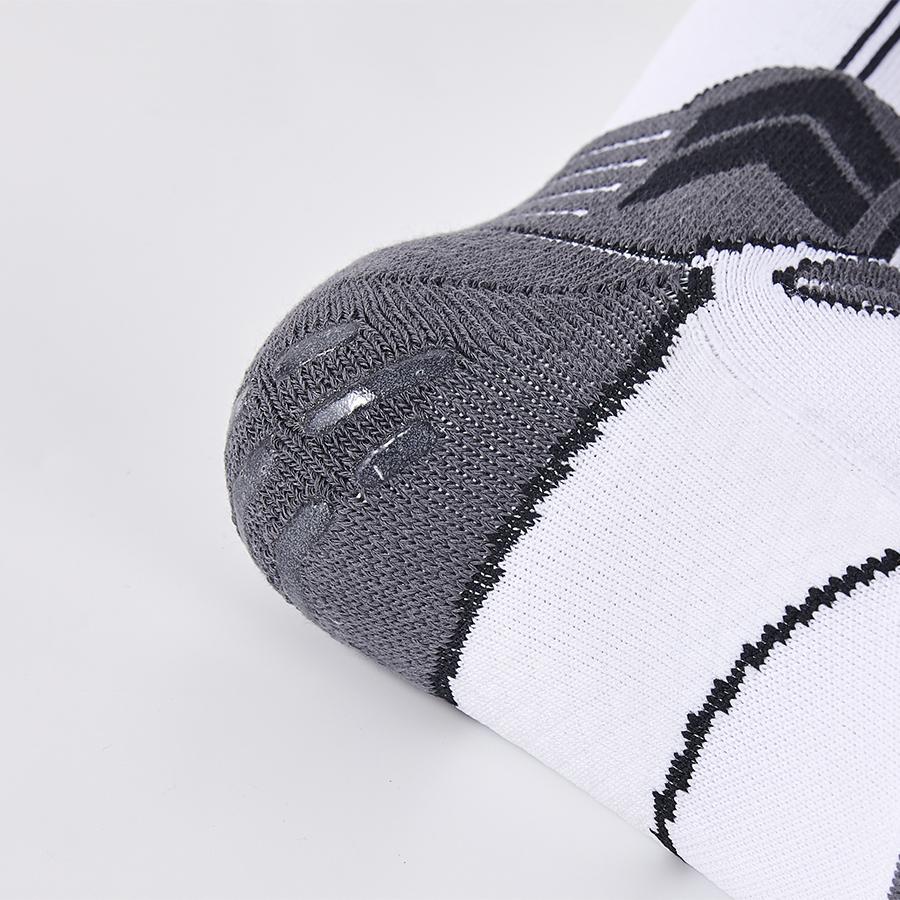 Anti-slip mid-calf football socks [white] 