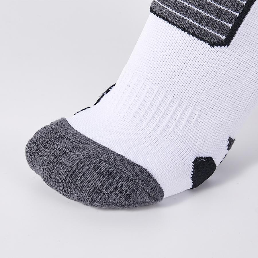 Anti-slip mid-calf football socks [white] 
