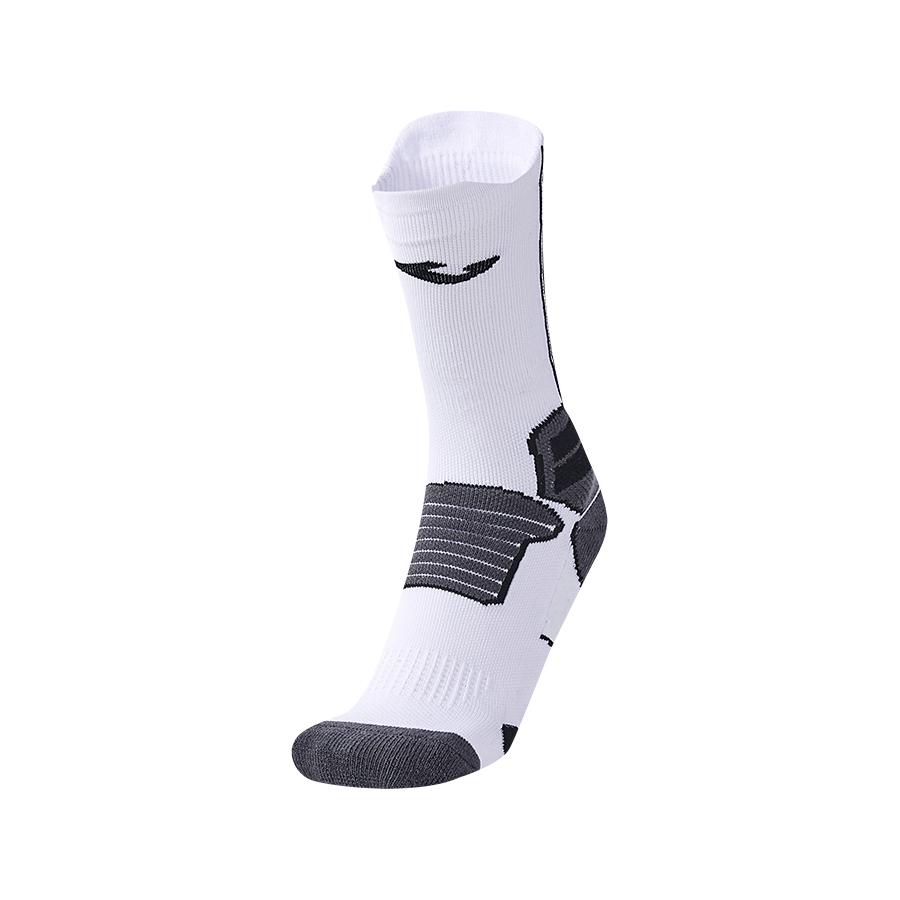 Anti-slip mid-calf football socks [white] 