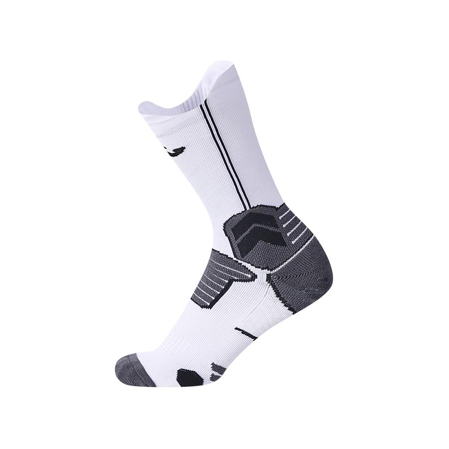Anti-slip mid-calf football socks [white] 