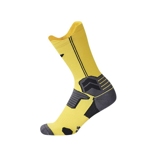 Anti-slip mid-calf football socks [yellow]
