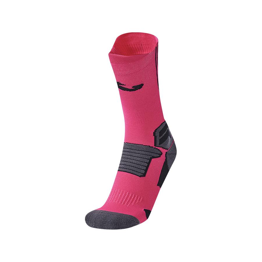 Anti-slip mid-calf football socks [rose color]