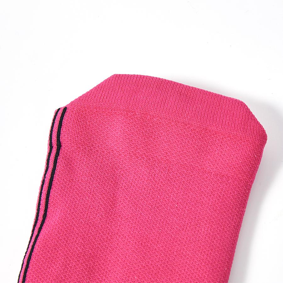Anti-slip mid-calf football socks [rose color]