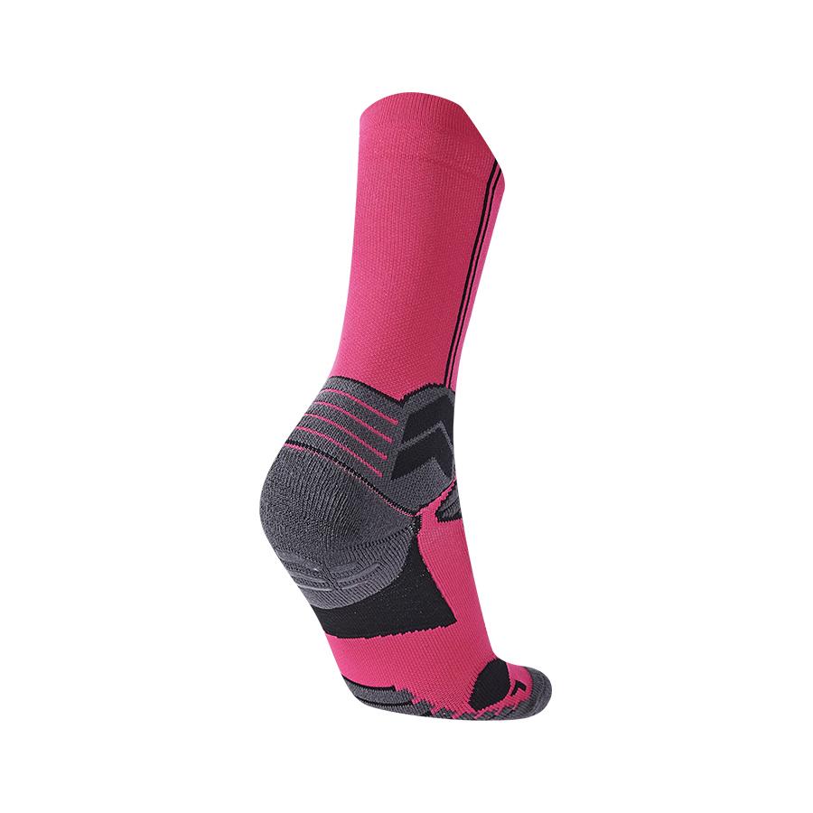 Anti-slip mid-calf football socks [rose color]