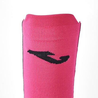 Anti-slip mid-calf football socks [rose color]