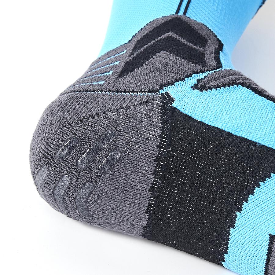 Anti-slip mid-calf football socks [Manchester City Blue] 