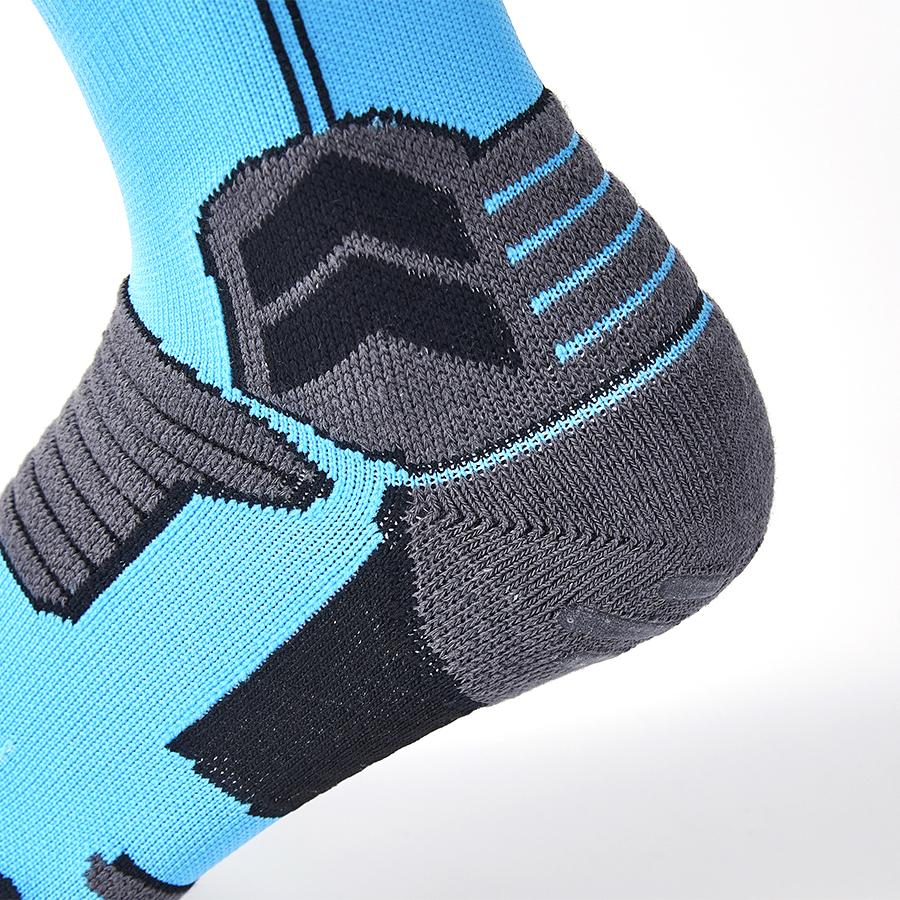Anti-slip mid-calf football socks [Manchester City Blue] 
