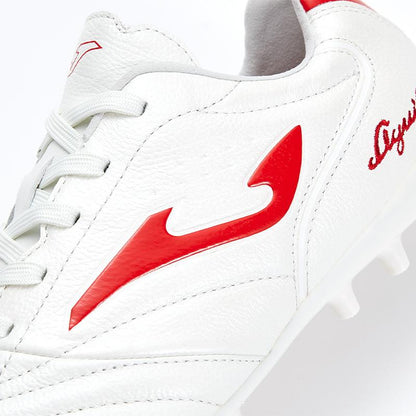 成人全袋鼠皮足球鞋  AGUILA PRO MG【白紅色】