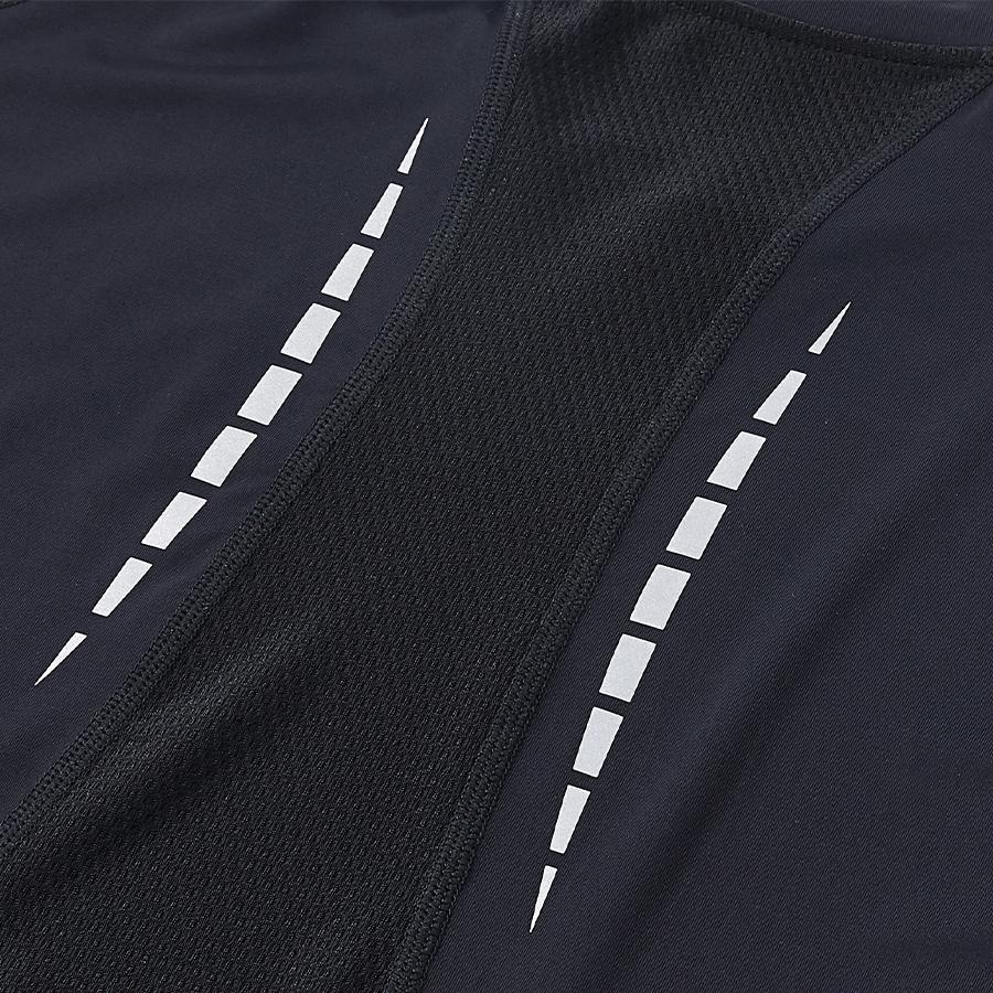 Men's UPF50+ sun protection ice sports vest [black]