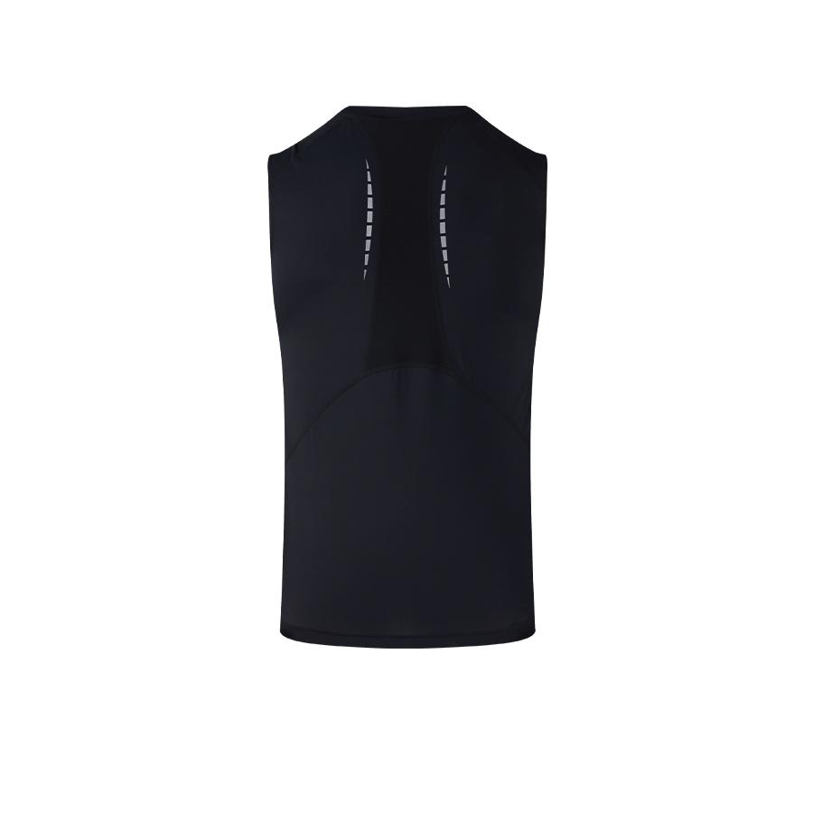 Men's UPF50+ sun protection ice sports vest [black]