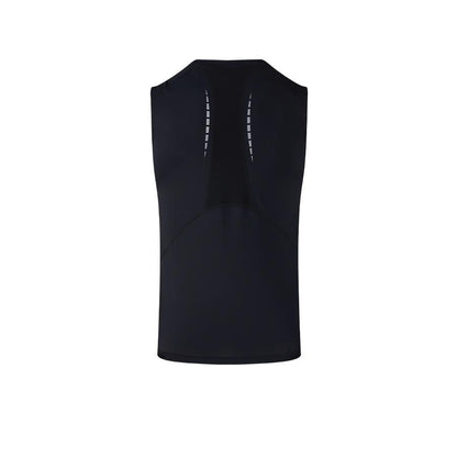 Men's UPF50+ sun protection ice sports vest [black]