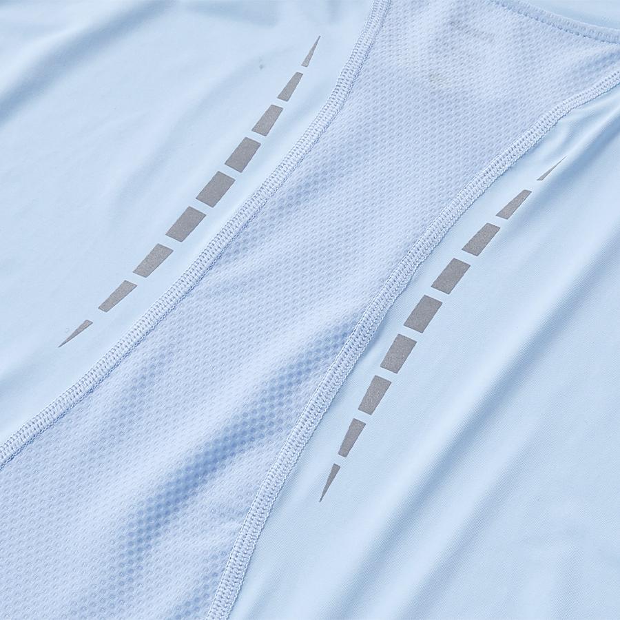 Men's UPF50+ sun protection ice sports vest [light blue]