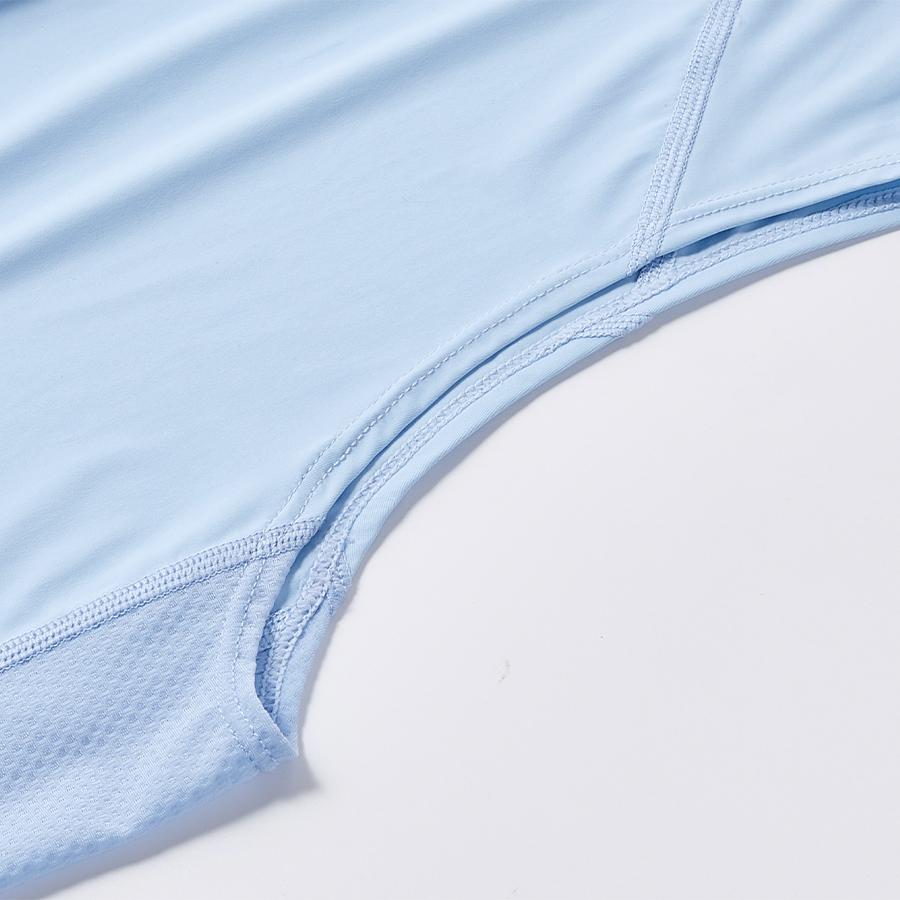 Men's UPF50+ sun protection ice sports vest [light blue]