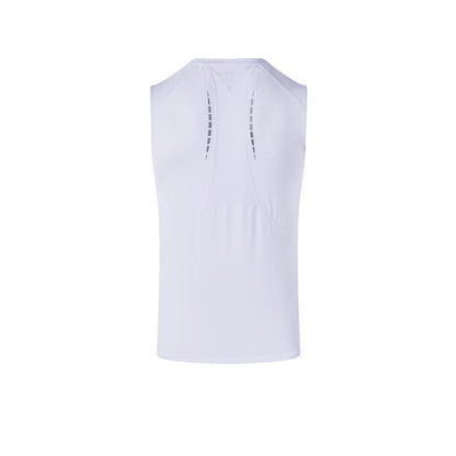 Men's UPF50+ sun protection ice sports vest [white]
