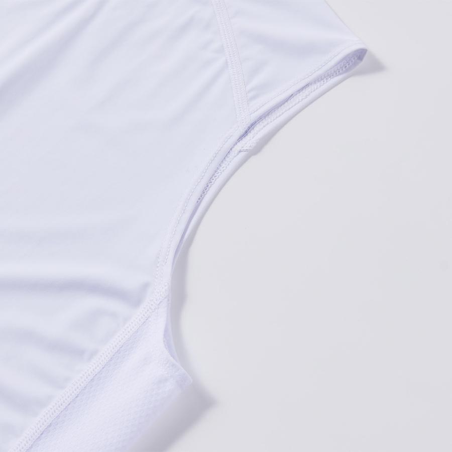 Men's UPF50+ sun protection ice sports vest [white]
