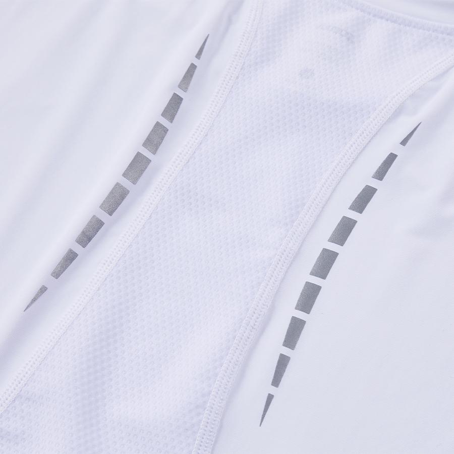 Men's UPF50+ sun protection ice sports vest [white]