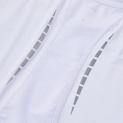 Men's UPF50+ sun protection ice sports vest [white]
