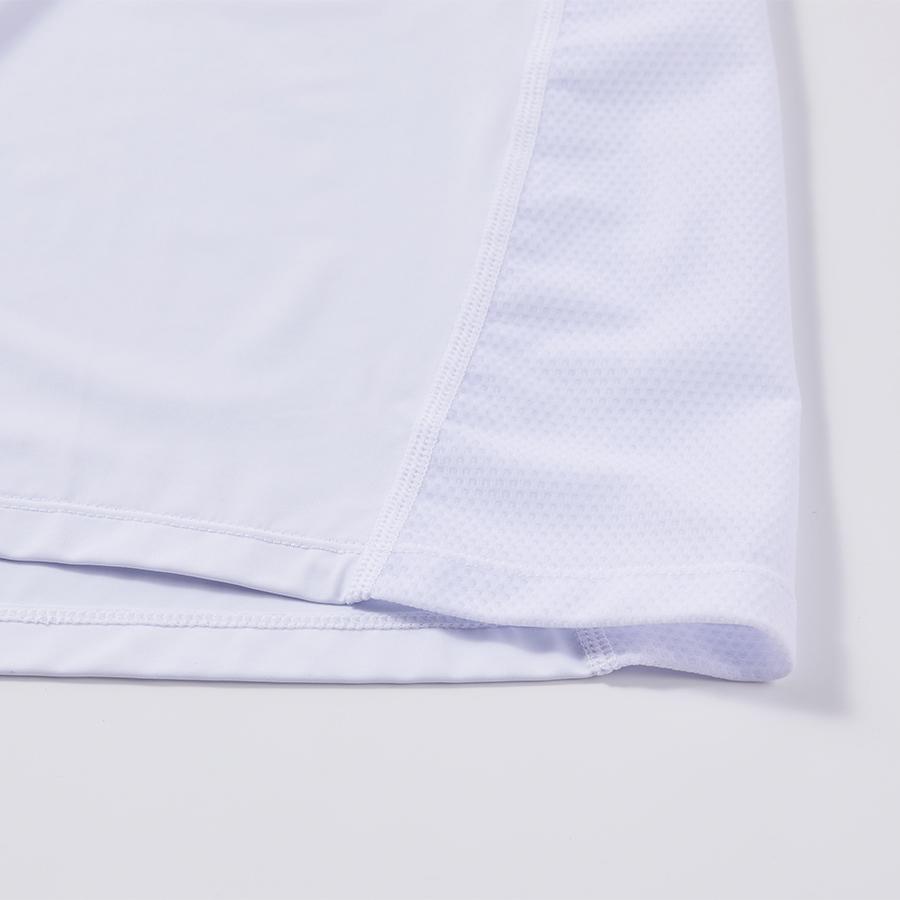 Men's UPF50+ sun protection ice sports vest [white]