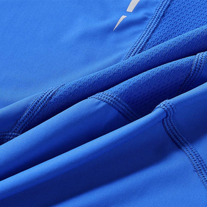 Men's UPF50+ sun protection ice sports vest [blue]