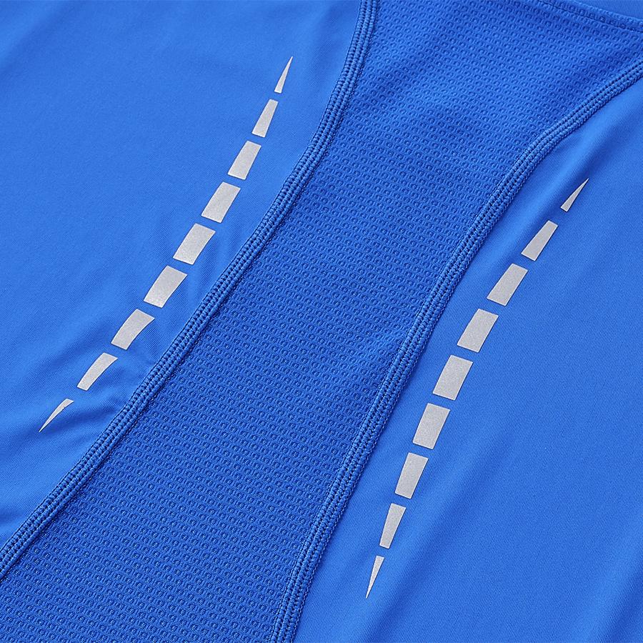 Men's UPF50+ sun protection ice sports vest [blue]