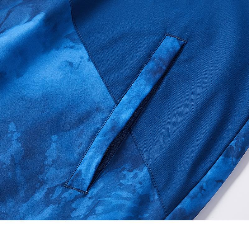 GAIA series hooded training jacket [blue] 