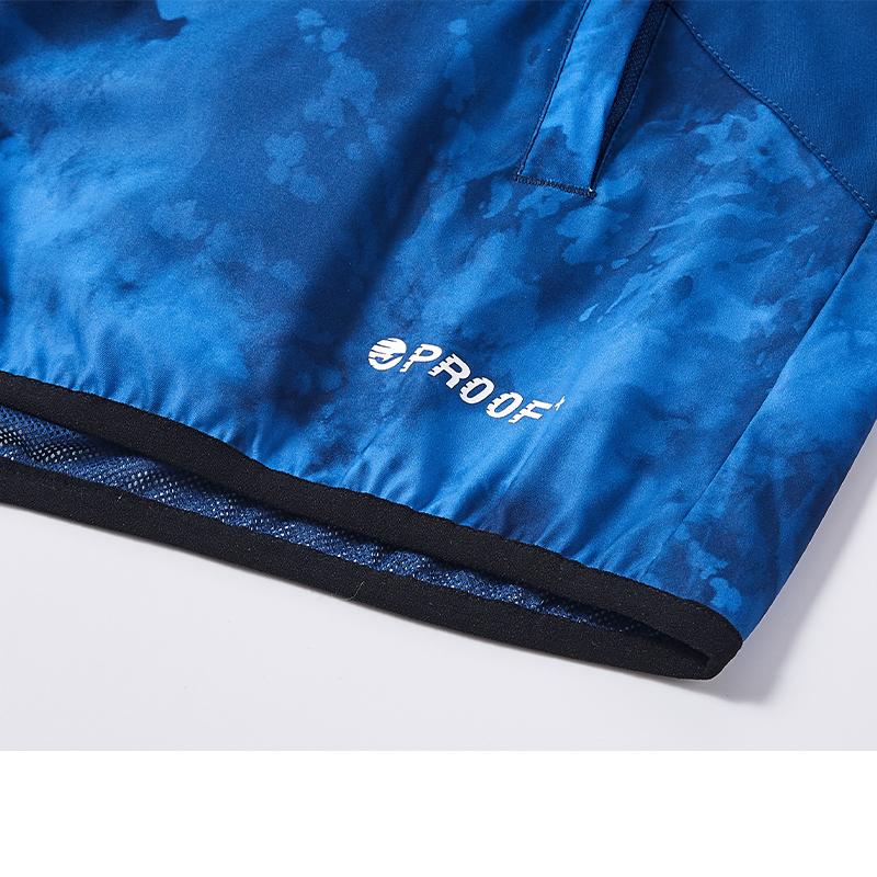 GAIA series hooded training jacket [blue] 