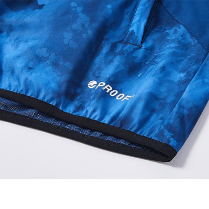 GAIA series hooded training jacket [blue] 