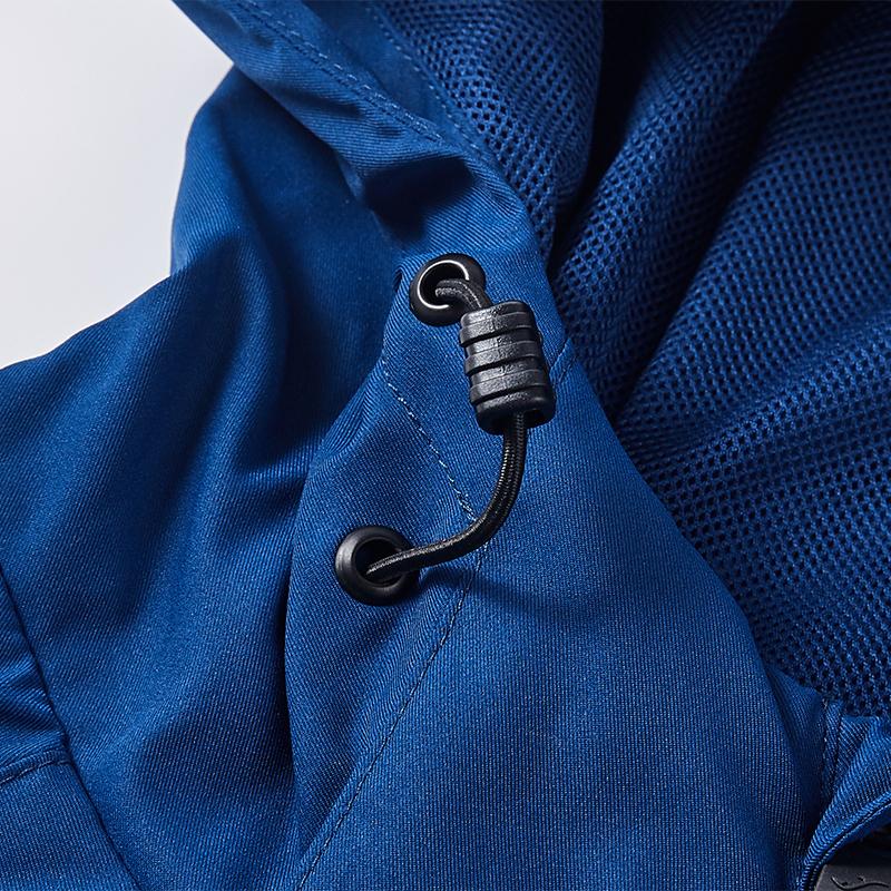 GAIA series hooded training jacket [blue] 