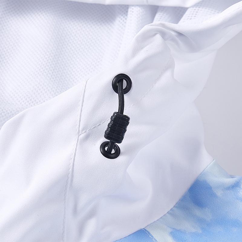GAIA series hooded training jacket [white] 