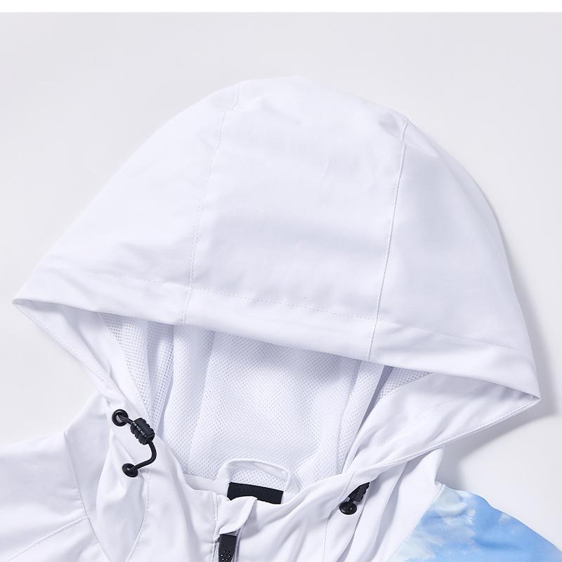 GAIA series hooded training jacket [white] 