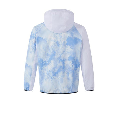 GAIA series hooded training jacket [white] 