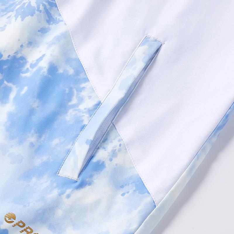 GAIA series hooded training jacket [white] 