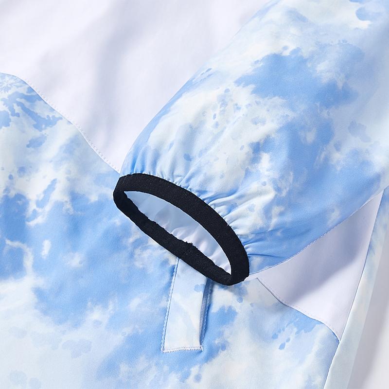 GAIA series hooded training jacket [white] 