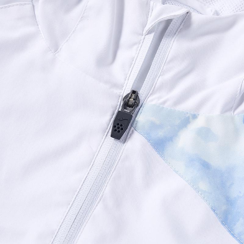 GAIA series hooded training jacket [white] 